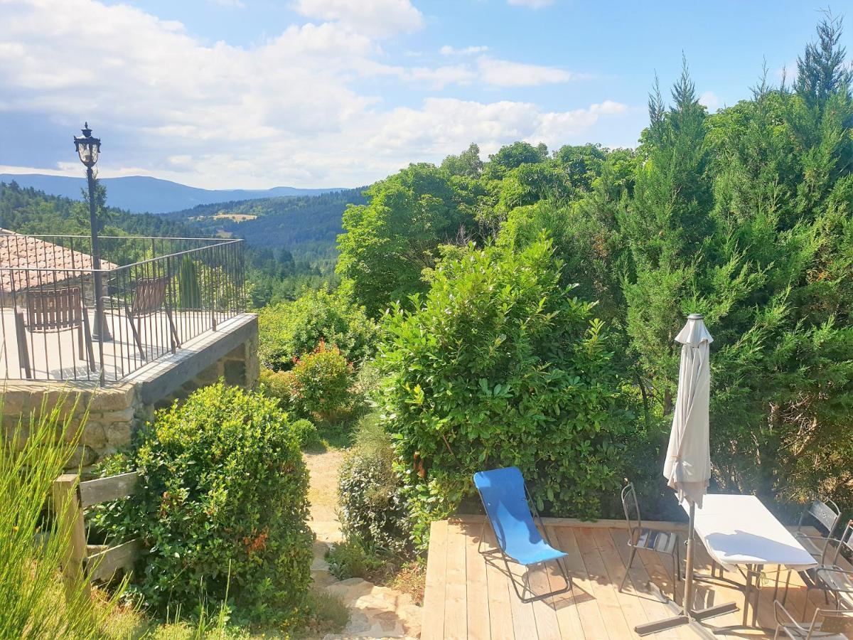 Le Petit Rias Gite Soleil Saint Maurice en Chalencon Exterior foto